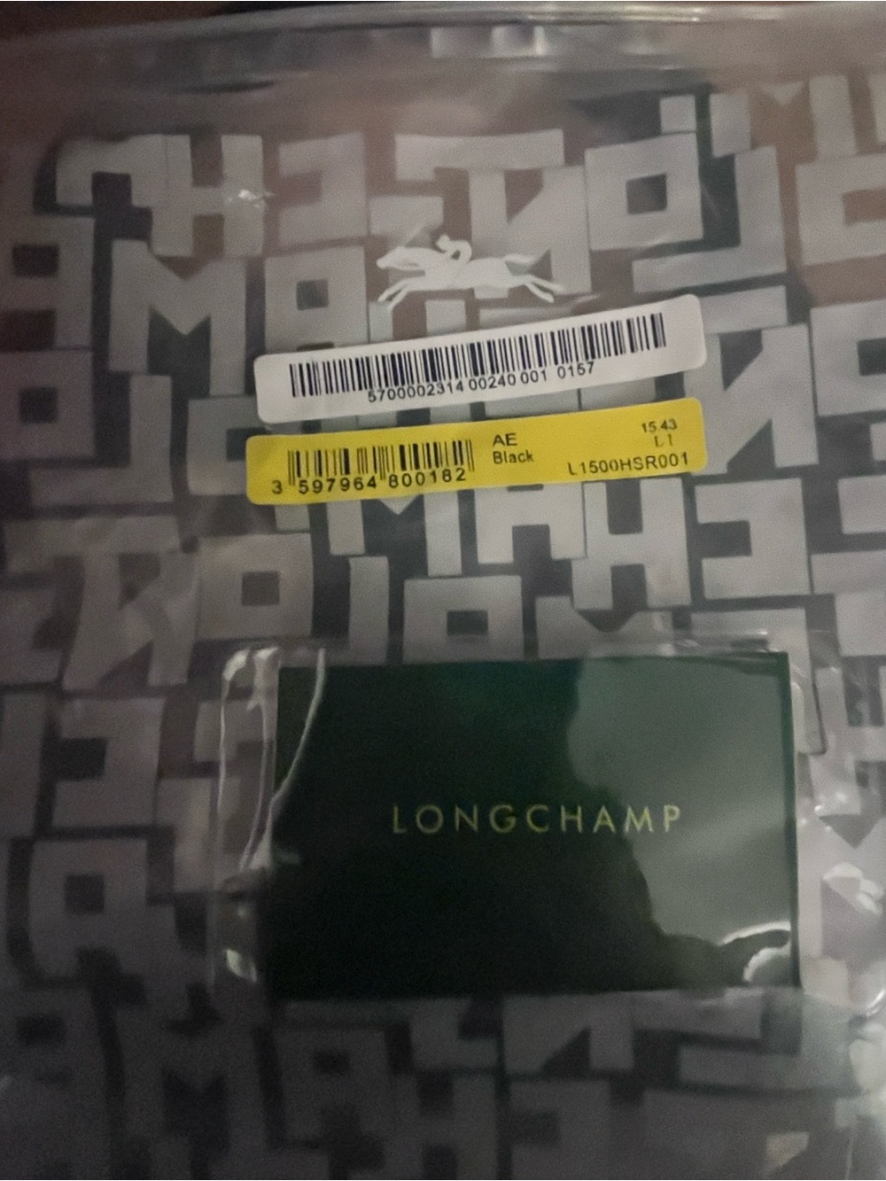 Longchamp  Le pliage energy econyl Black extra Small Top-Handle Bag xs $280 - Picture 6 of 8